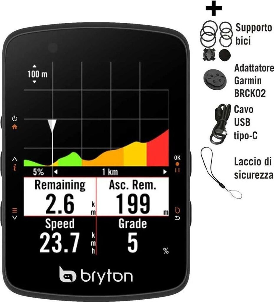 Bryton Rider 550E - GPS Bikecomputer