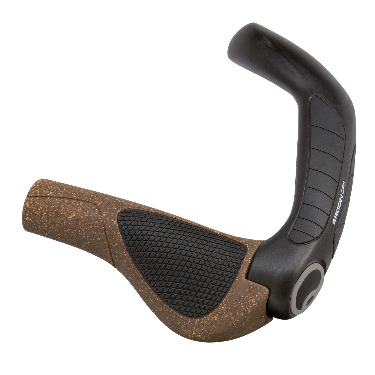 Ergon GP5-S BioKork  -  Einsatz:Touring, - Commuting;Gewicht:395 g;Barend:Glass Fiber Composite mit gummierten Griffflächen;empf. VK: €