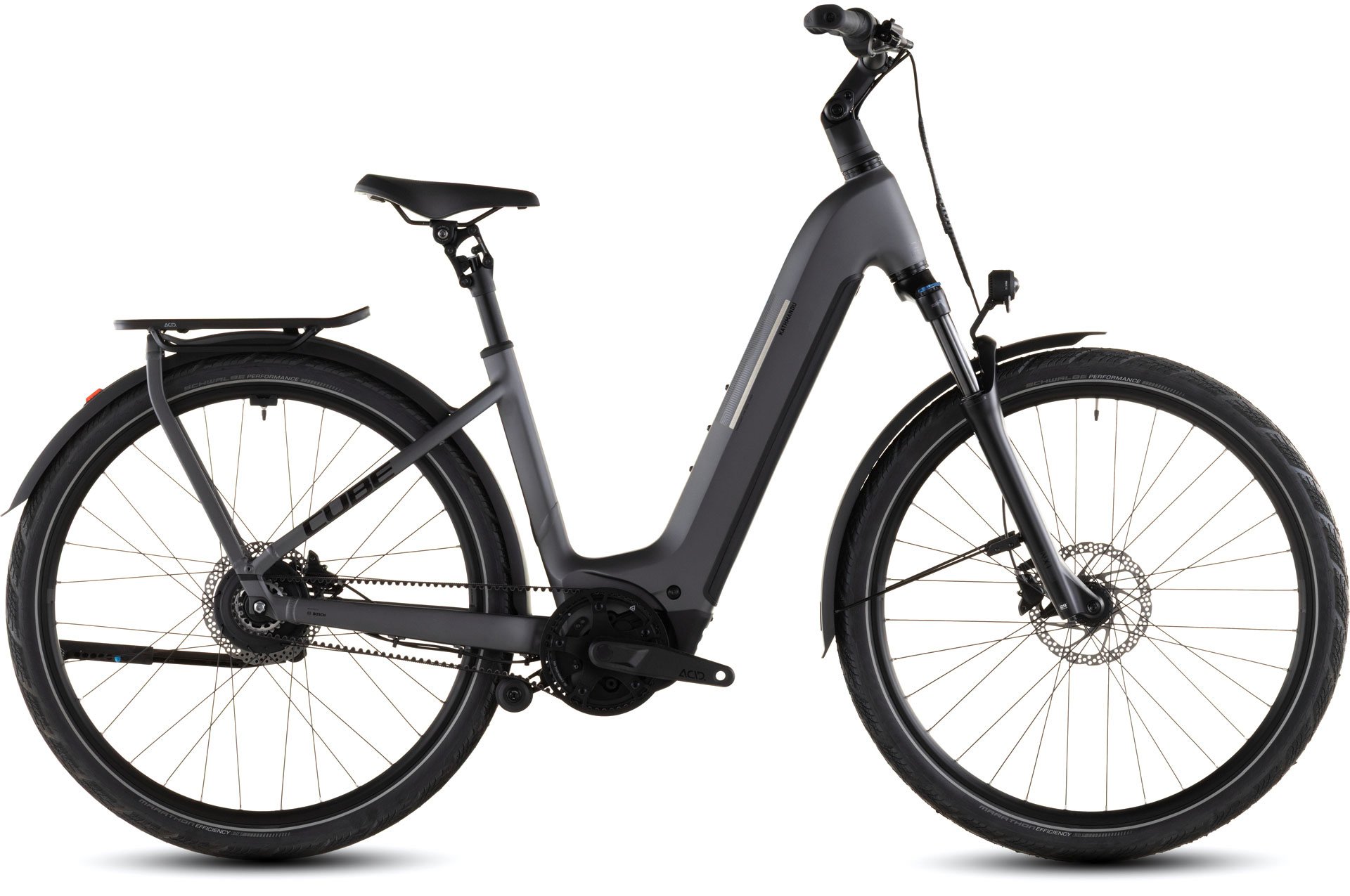 Cube Kathmandu Hybrid Comfort Pro 800 - slabgrey´n´black Easy Entry 46 cm