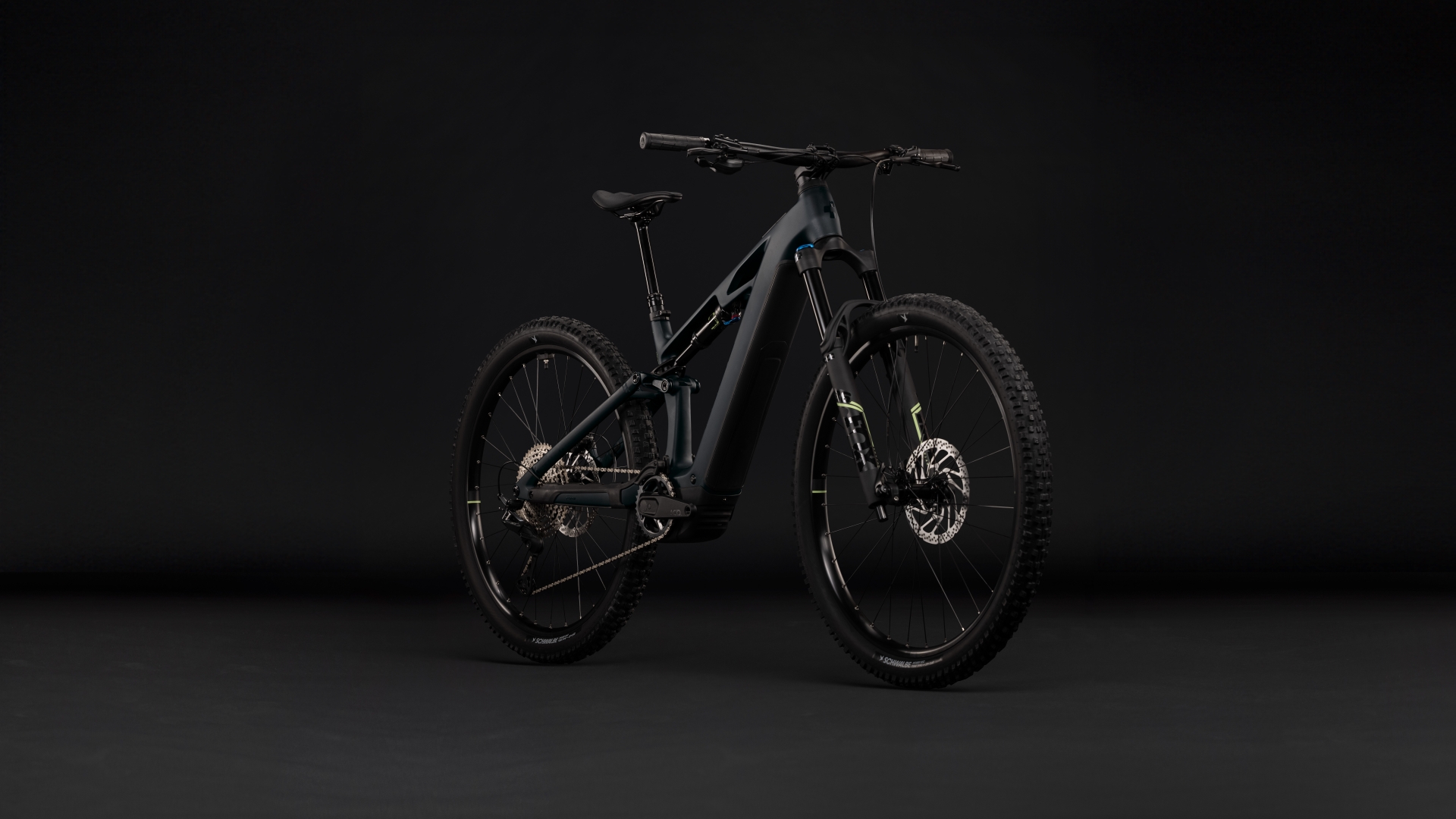 Cube Stereo Hybrid ONE44 HPC Race 800 coal´n´green - L