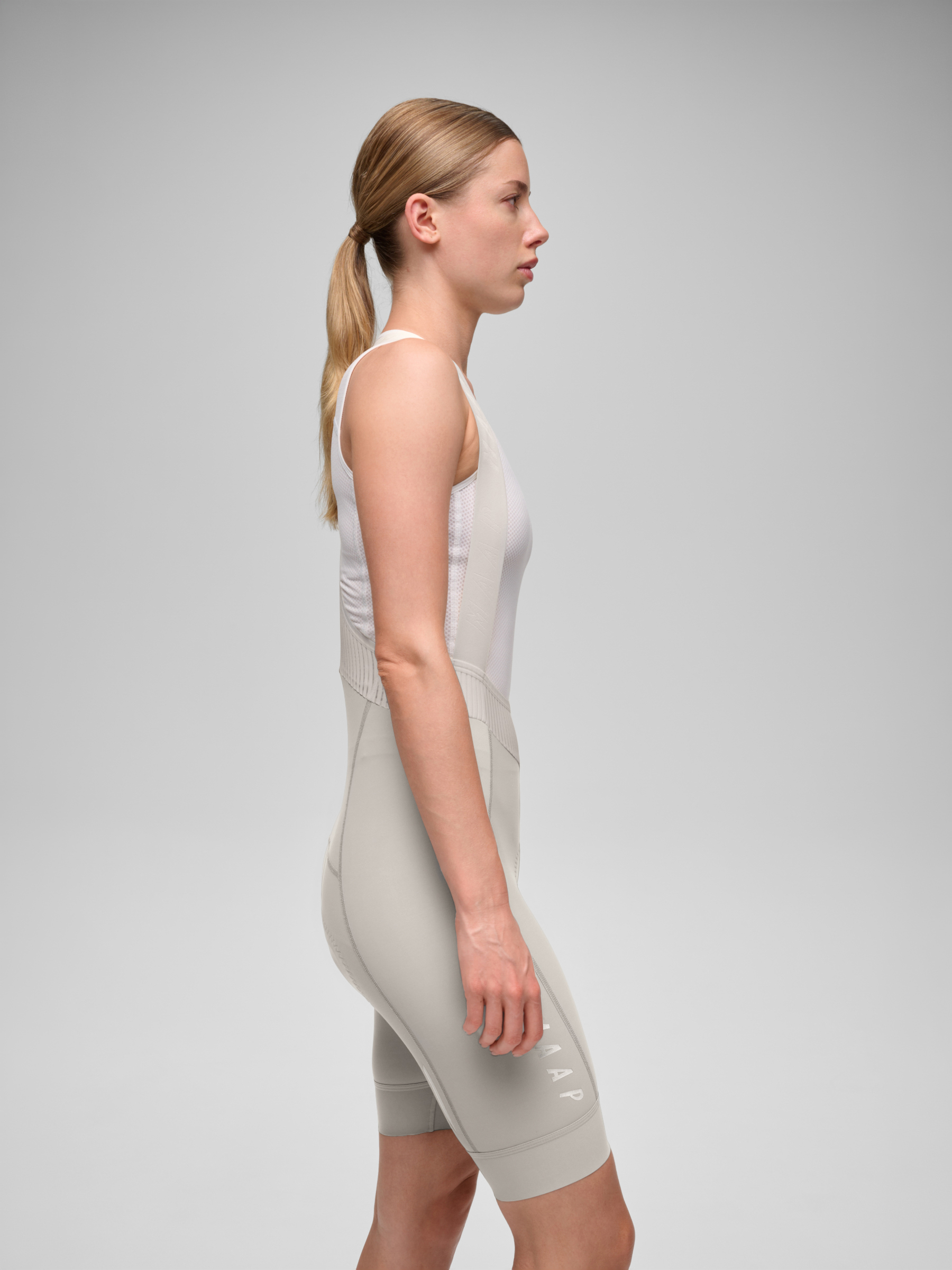 Women's Team Bib Evo - Fog - M