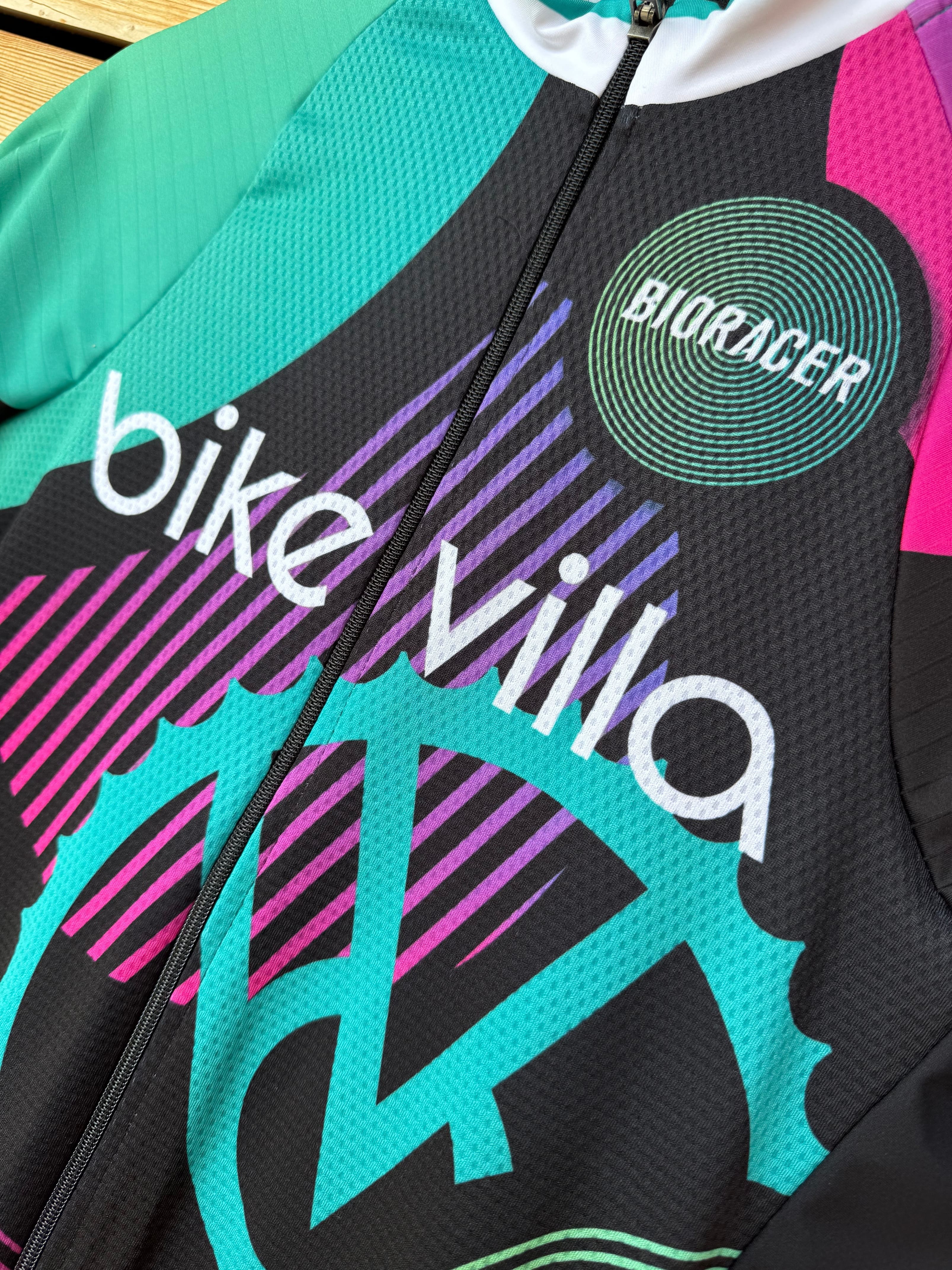 BIORACER Icon Classic Matrix Radtrikot - Bike Villa Design - XXL