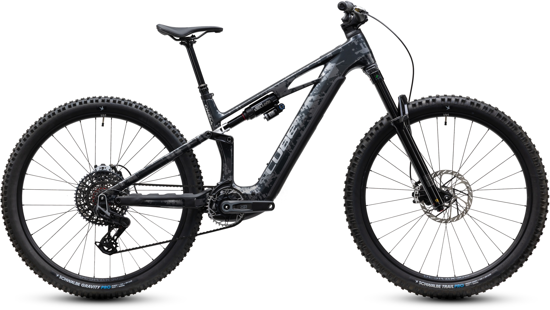 Cube Stereo Hybrid ONE44 HPC Super TM 800 - graphiteglitch´n´grey S