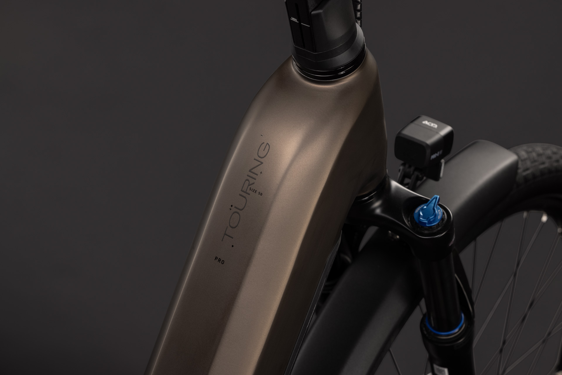 Cube Touring Hybrid Pro 800 metallicumbra´n´black - Easy Entry 54 cm