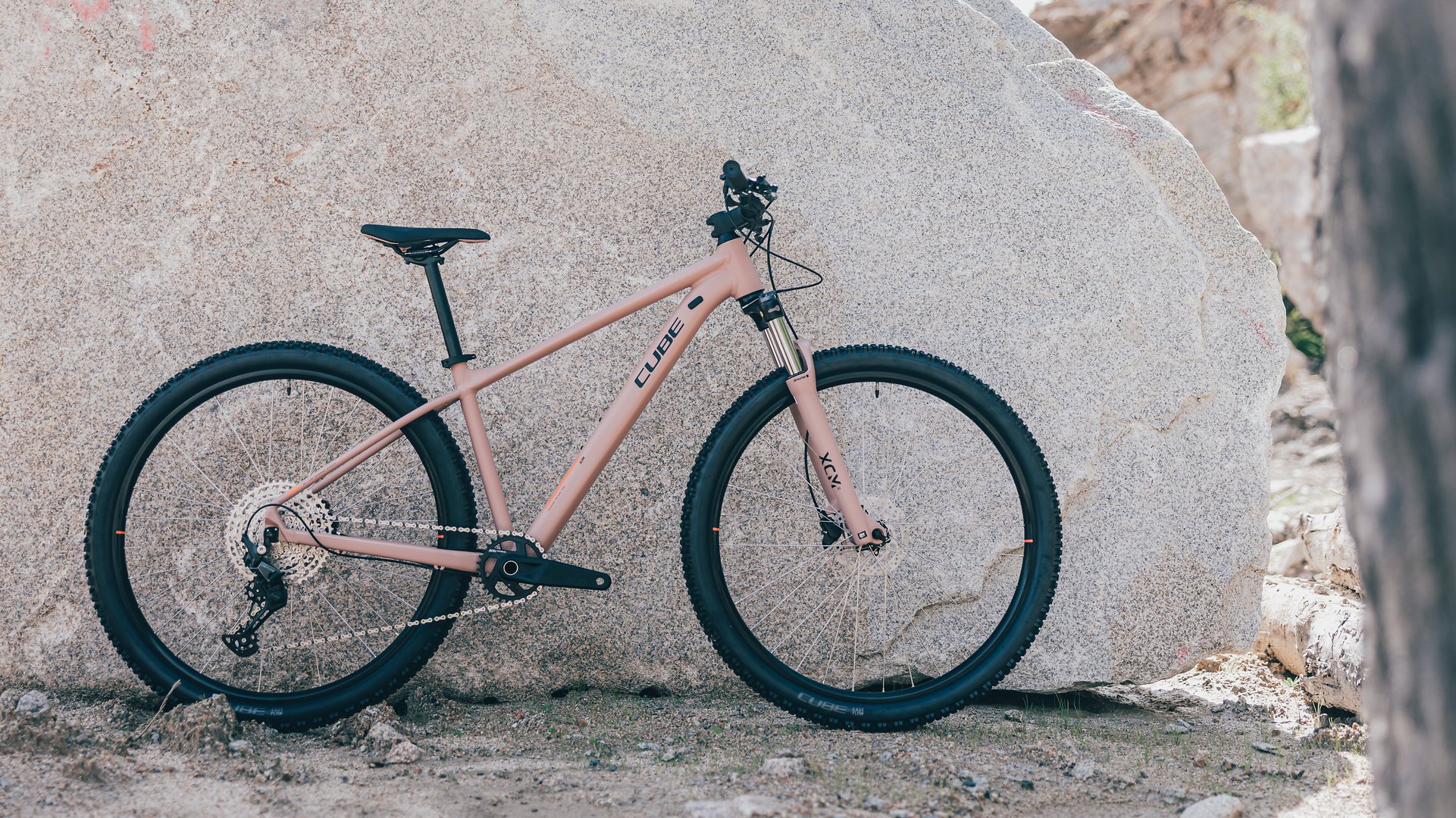 Cube Aim SLX blushrose´n´black XS