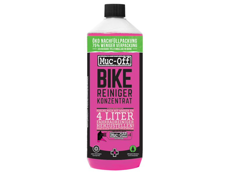 Muc Off Bike Cleaner Concentrate (Nano Gel) - 1000ml (German), pink, 1000