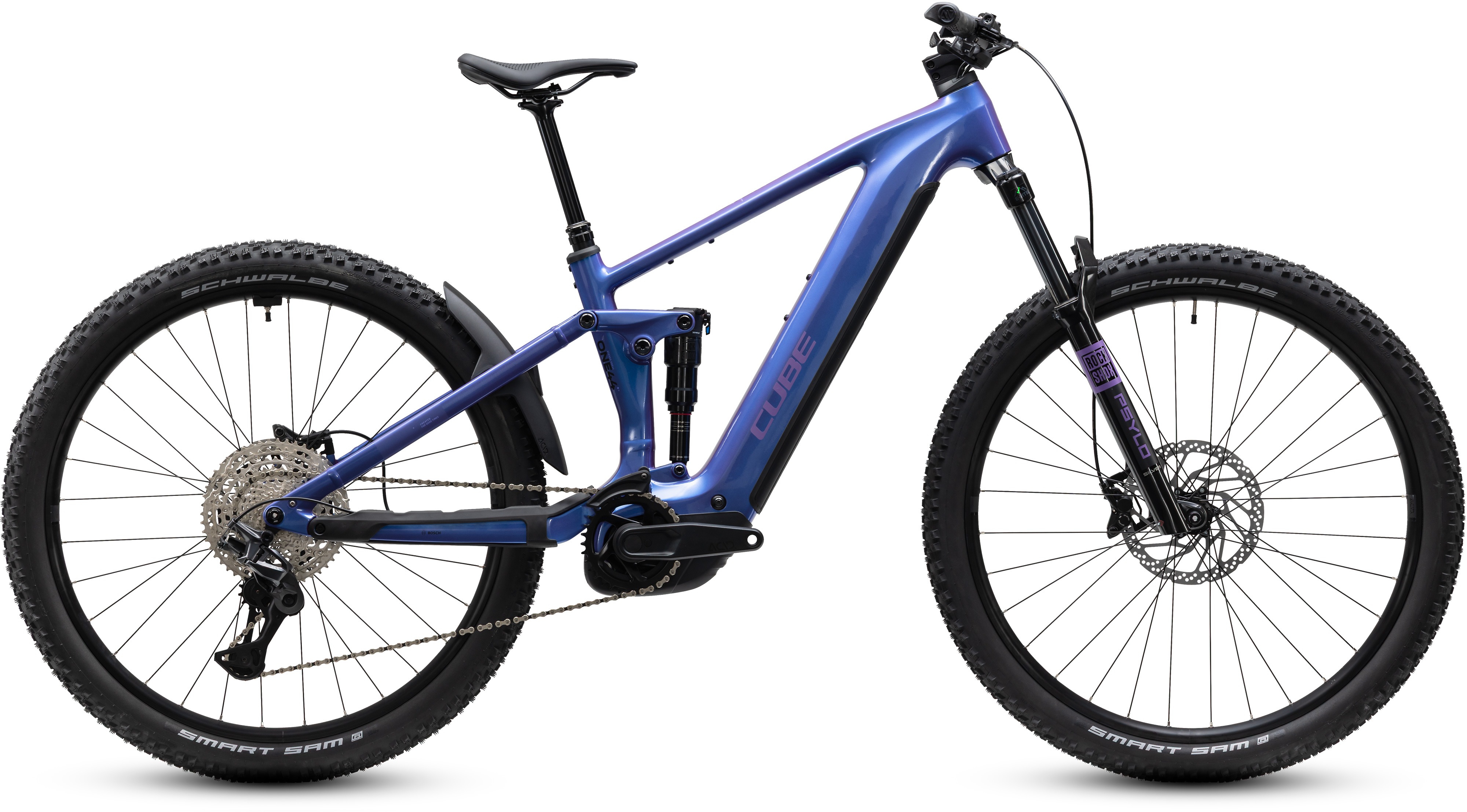 Cube Stereo Hybrid ONE44 Pro 800 blueiris´n´purple - S
