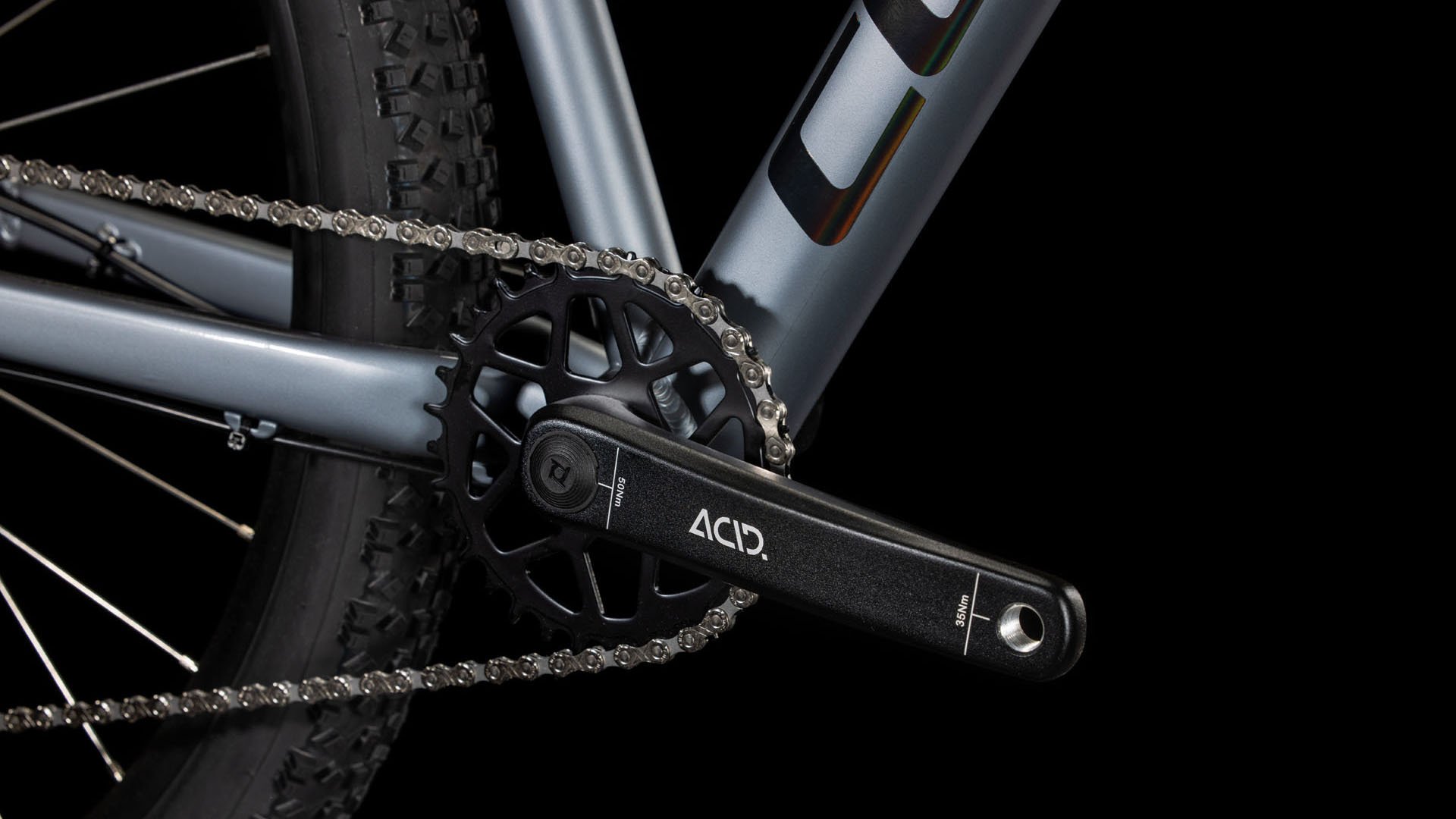 Cube Aim Race slategrey´n´rainbowblack XXL