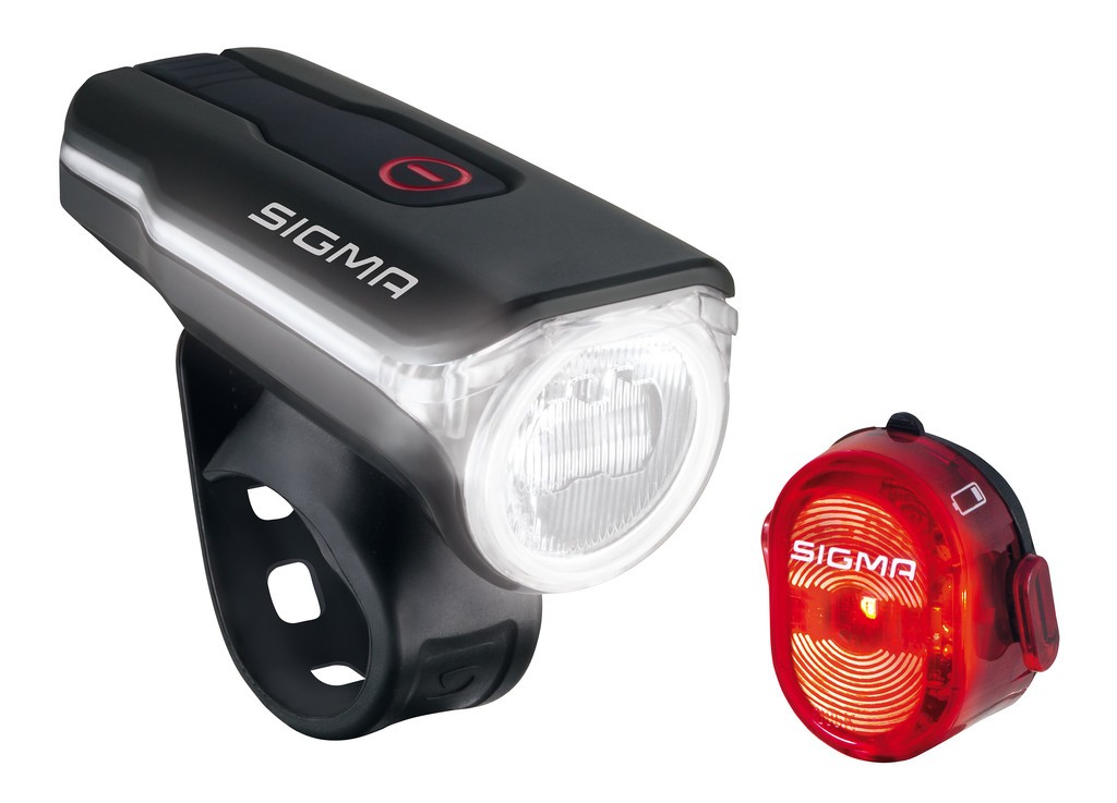 Sigma Sport, Beleuchtung, AURA 60 USB + NUGGET - II, Komplett-Set