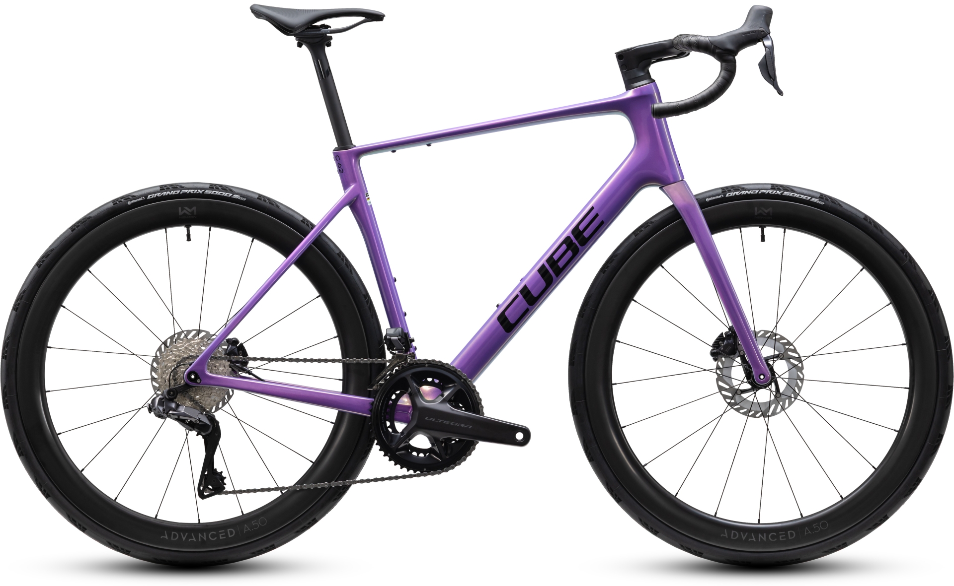 Cube Attain C:62 SLT cosmicpurple´n´black - 56 cm