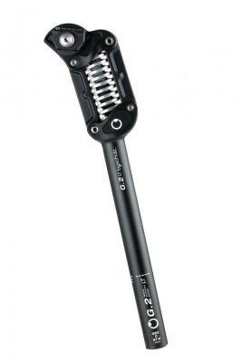 Federsattelstütze bySchulz G.2 LT - Ø31,6mm, 380mm, schwarz, soft 45-65kg
