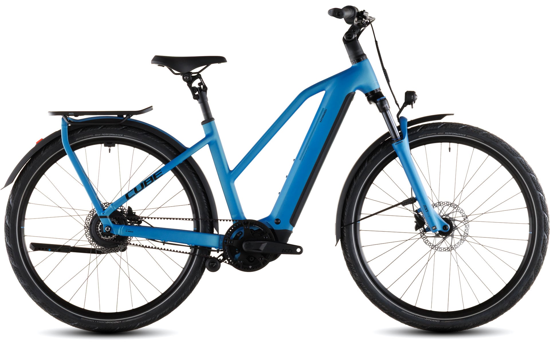 Cube Kathmandu Hybrid Comfort Pro 800 - azure´n´black Trapeze 46 cm