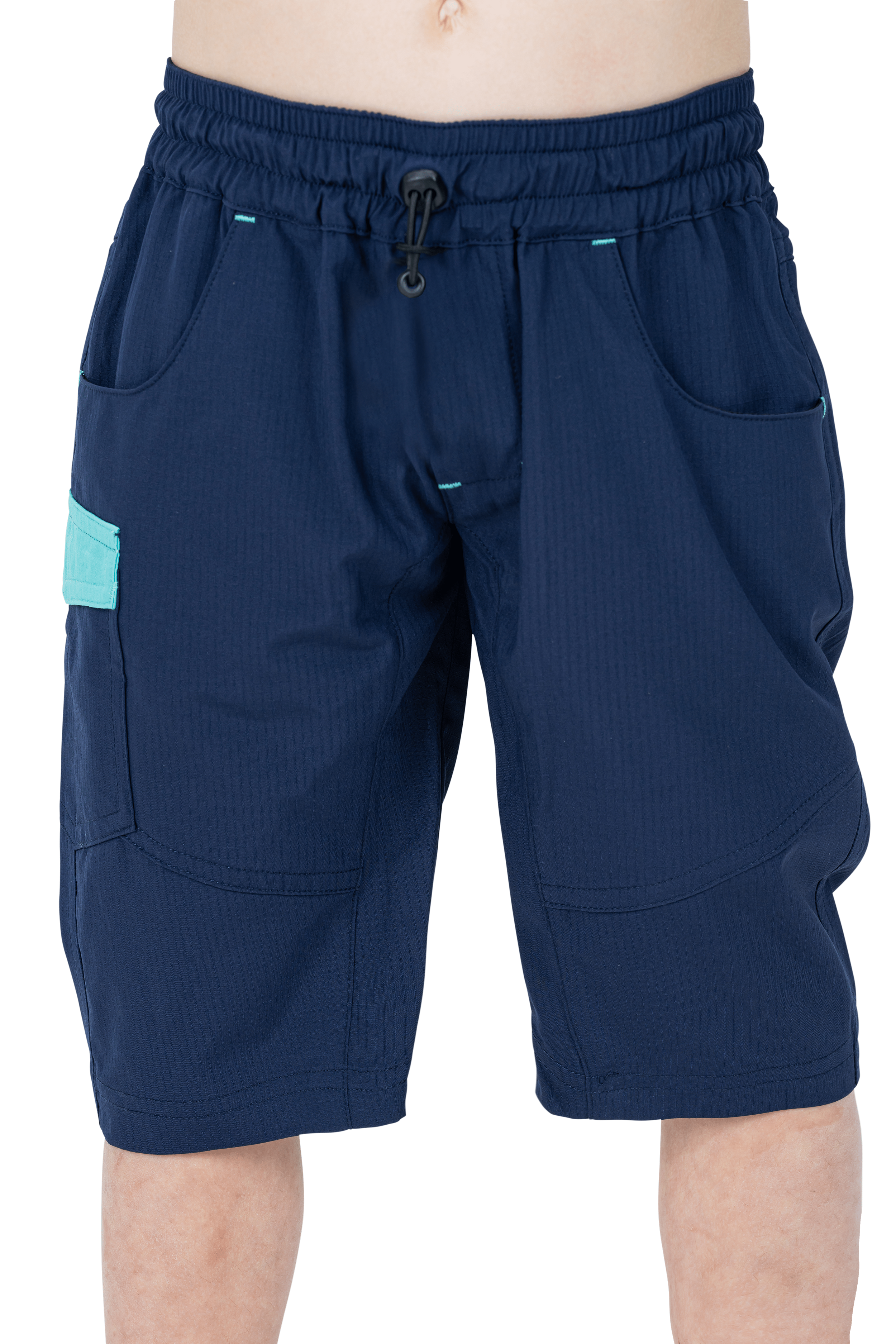 CUBE JUNIOR Baggy Shorts blue´n´mint XL (146/152)