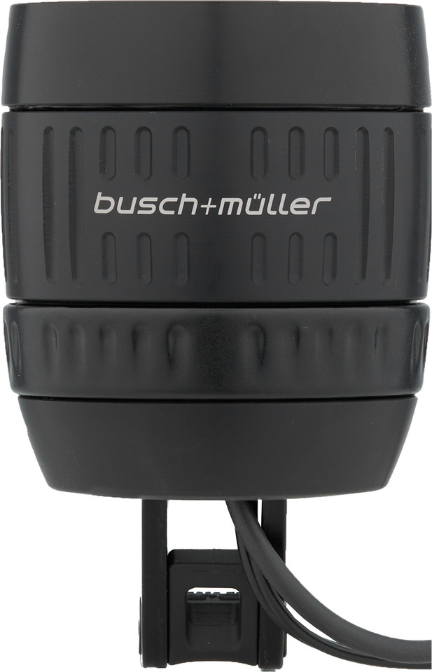 busch+müller - IQ-XM E High Beam LED Frontlicht - für E-Bike mit StVZO-Zulassung - schwarz