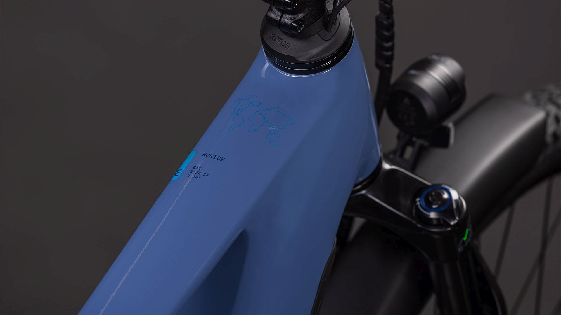 Cube Nuride Hybrid EXC 800 jeansblue´n´blue 62 cm