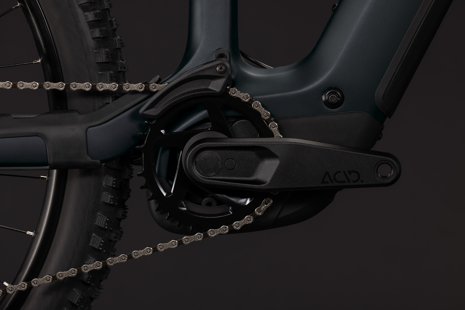 Cube Stereo Hybrid ONE44 HPC Race 800 coal´n´green - L
