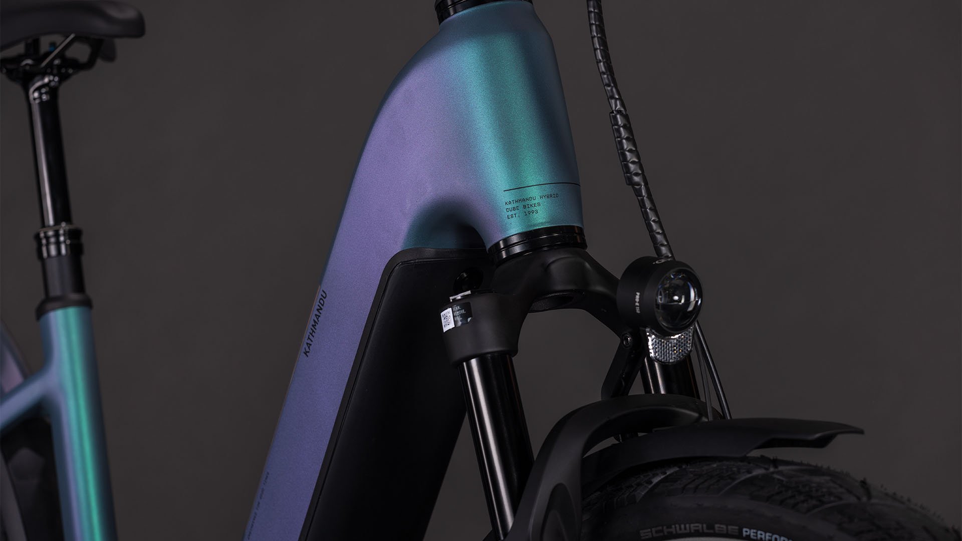 Cube Kathmandu Hybrid EXC 800 smaragdgrey´n´prism - Easy Entry 54 cm