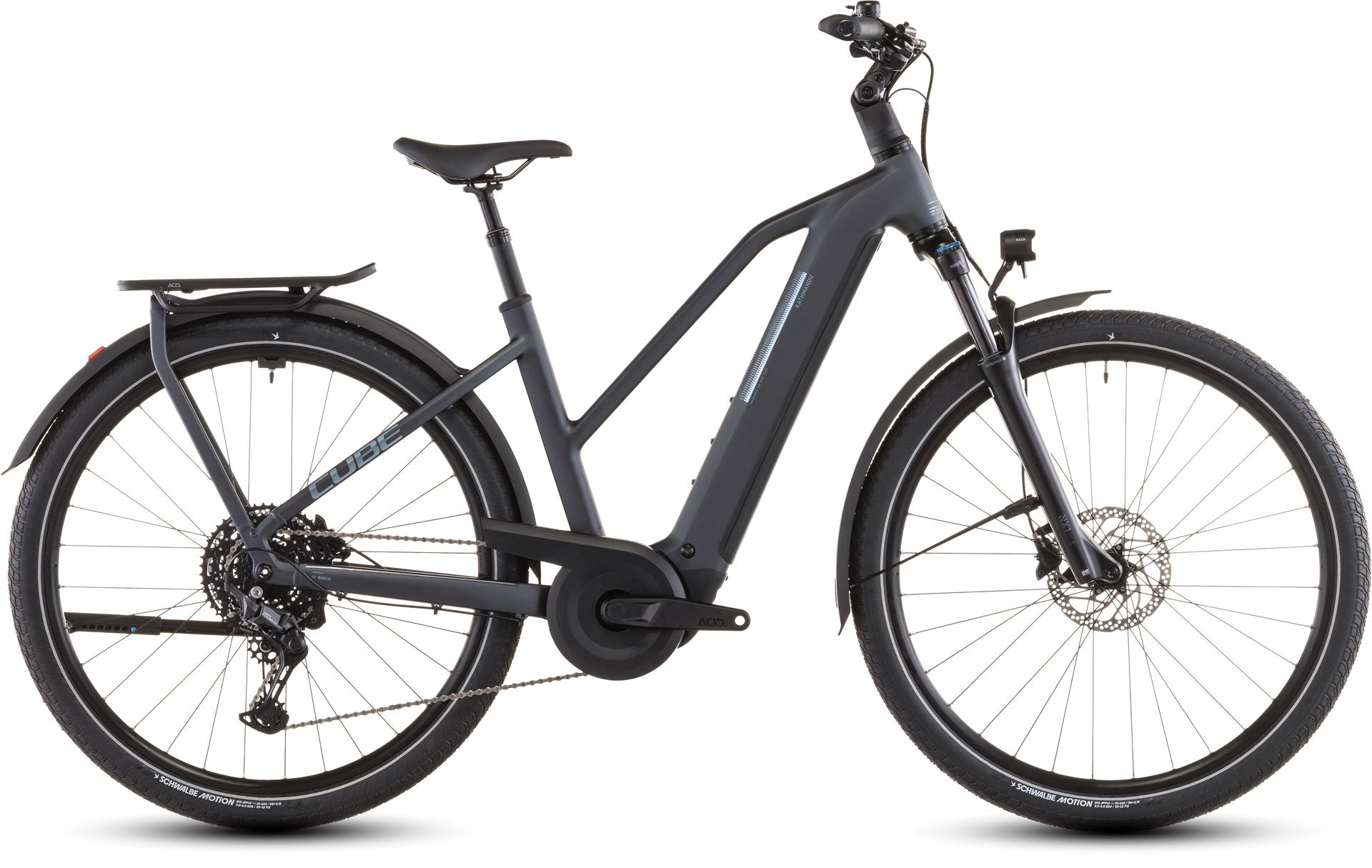 Cube Kathmandu Hybrid ONE 800 metallicgrey´n´grey - Trapeze 54 cm