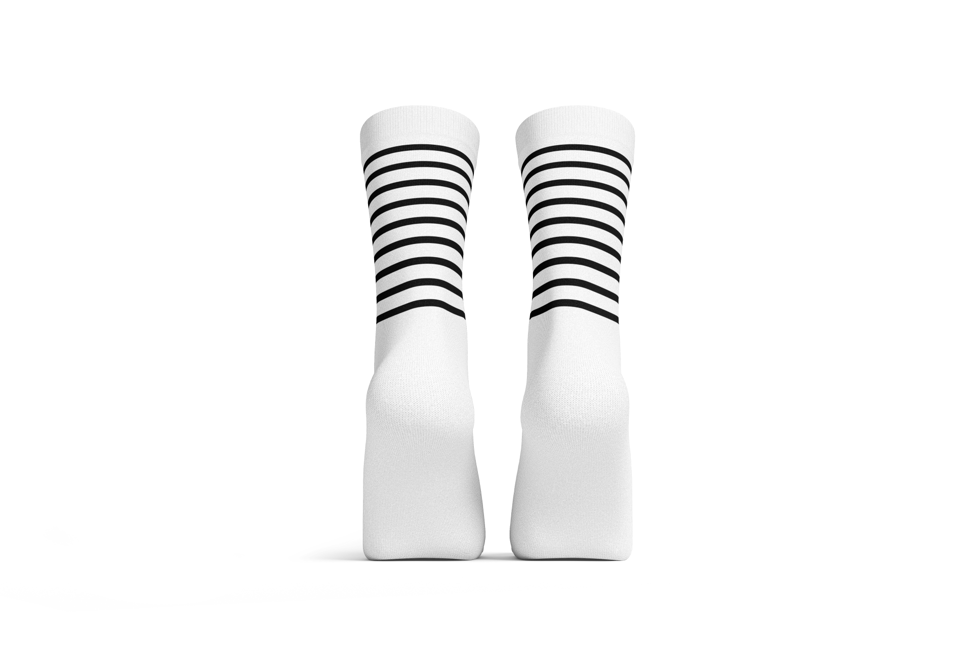 PIPPO Socken Streifen schwarz/weiß 37-39