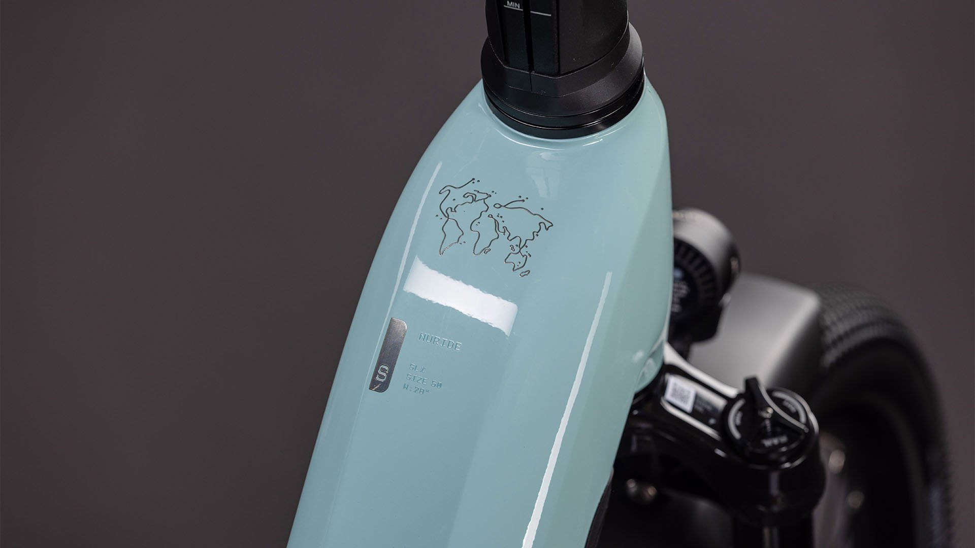 Cube Nuride Hybrid SLX 800 skylight´n´arubablue - Easy Entry 46 cm