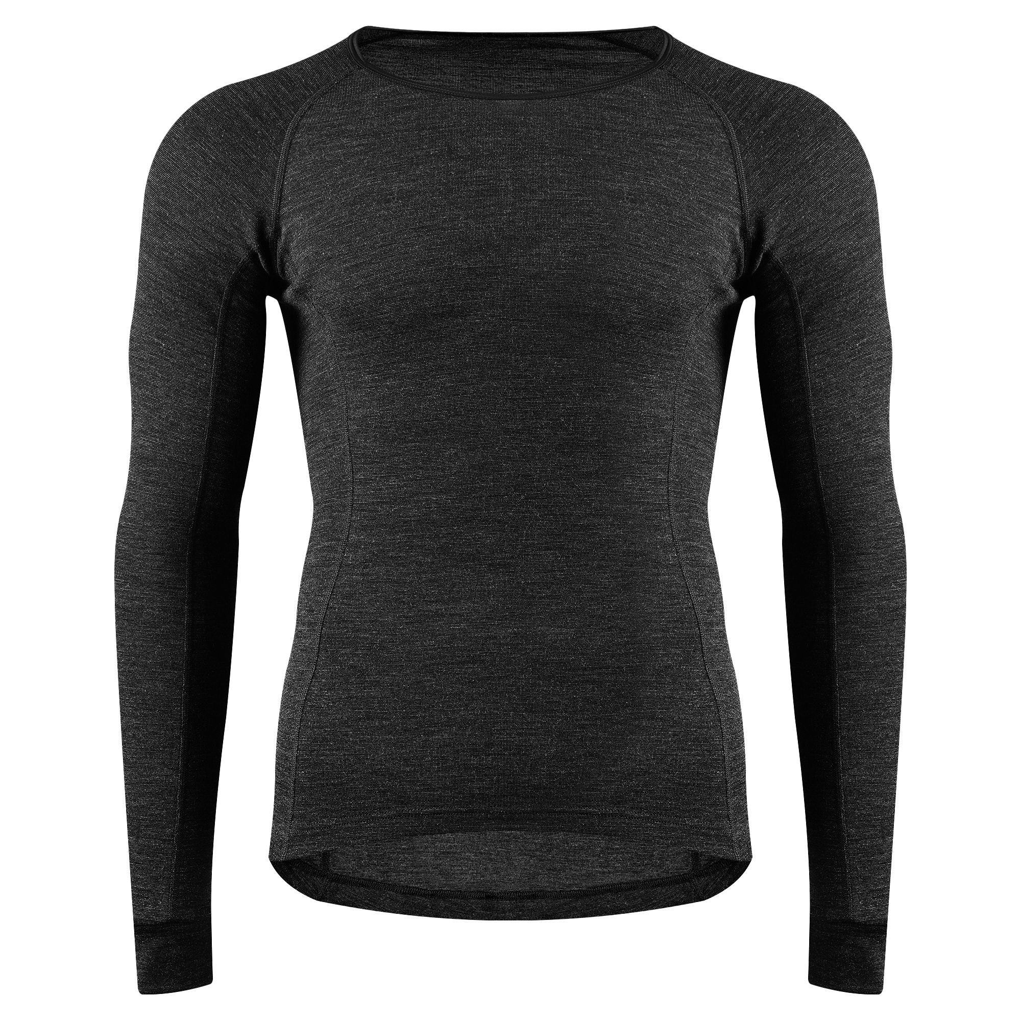 PIPPO Base Layer ohne Kragen schwarz M