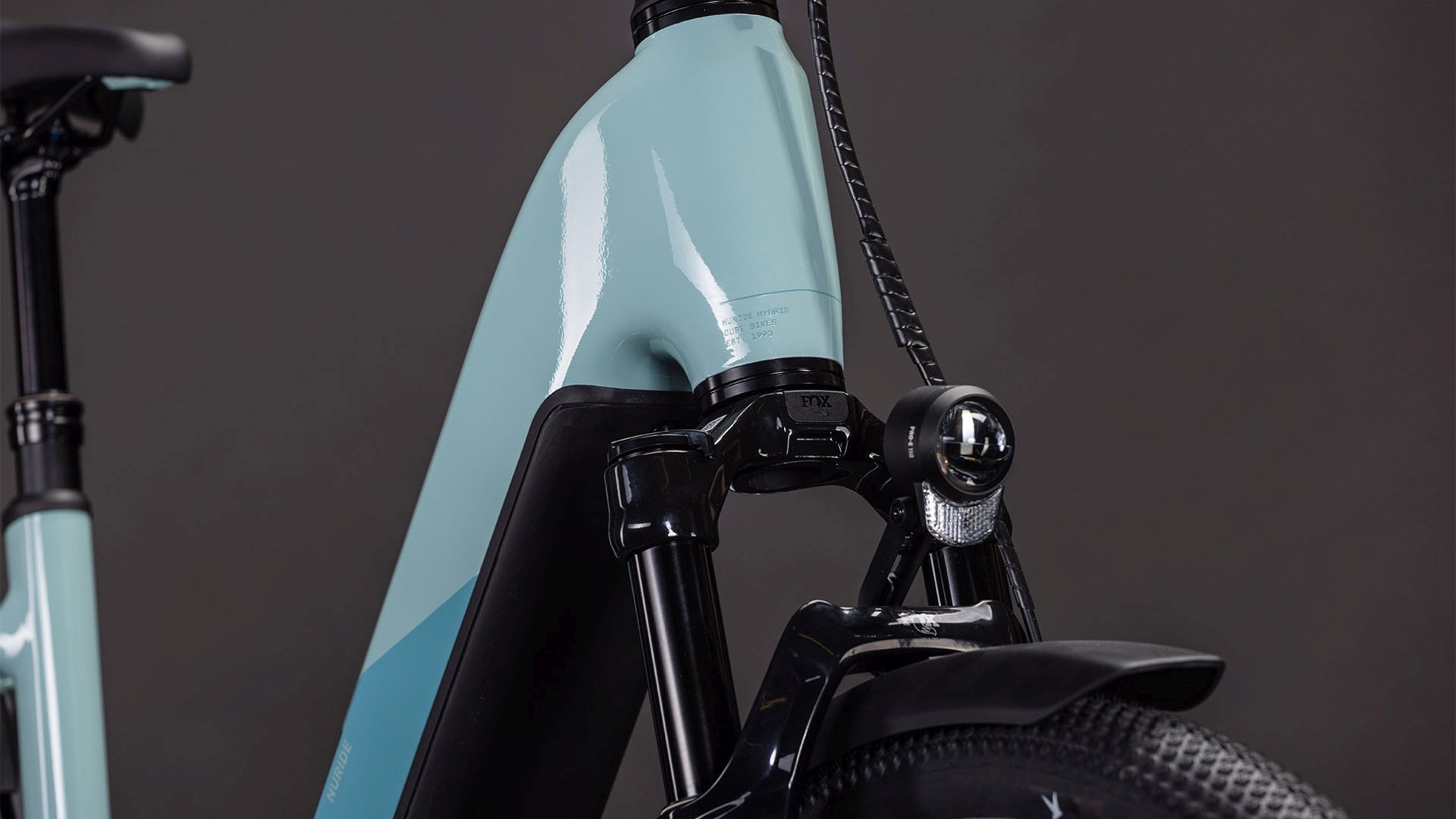 Cube Nuride Hybrid SLX 800 skylight´n´arubablue - Easy Entry 46 cm