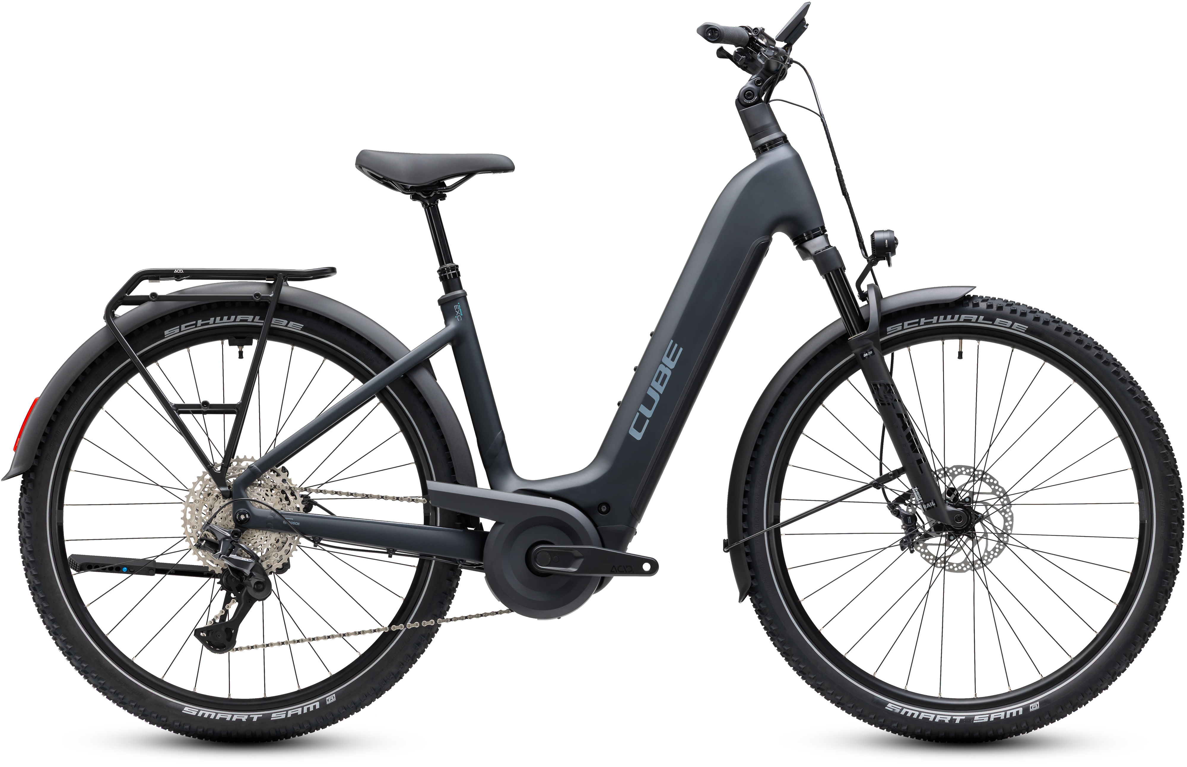 Cube Nuride Hybrid EXC 800 coal´n´chrome - Easy Entry 46 cm