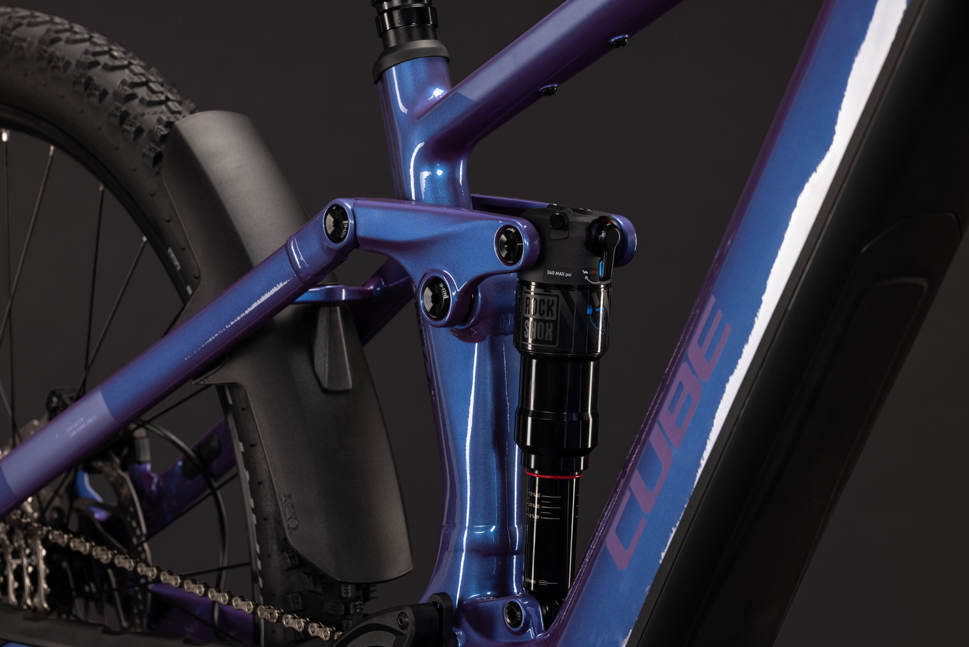 Cube Stereo Hybrid ONE44 Pro 800 blueiris´n´purple - M