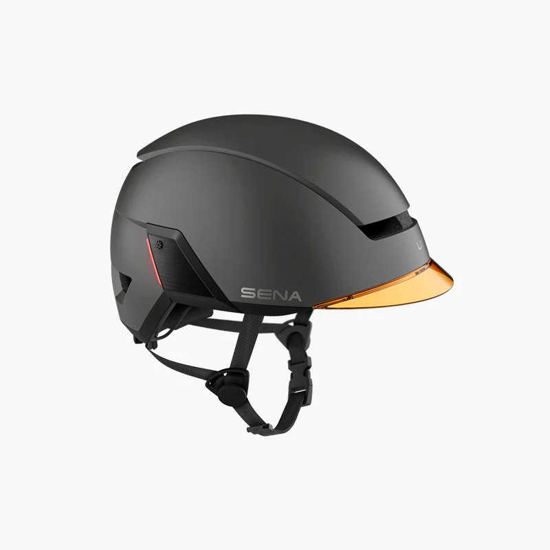 U1, Smart E-Bike Helmet with - Communication System, Dark Gray, L Size