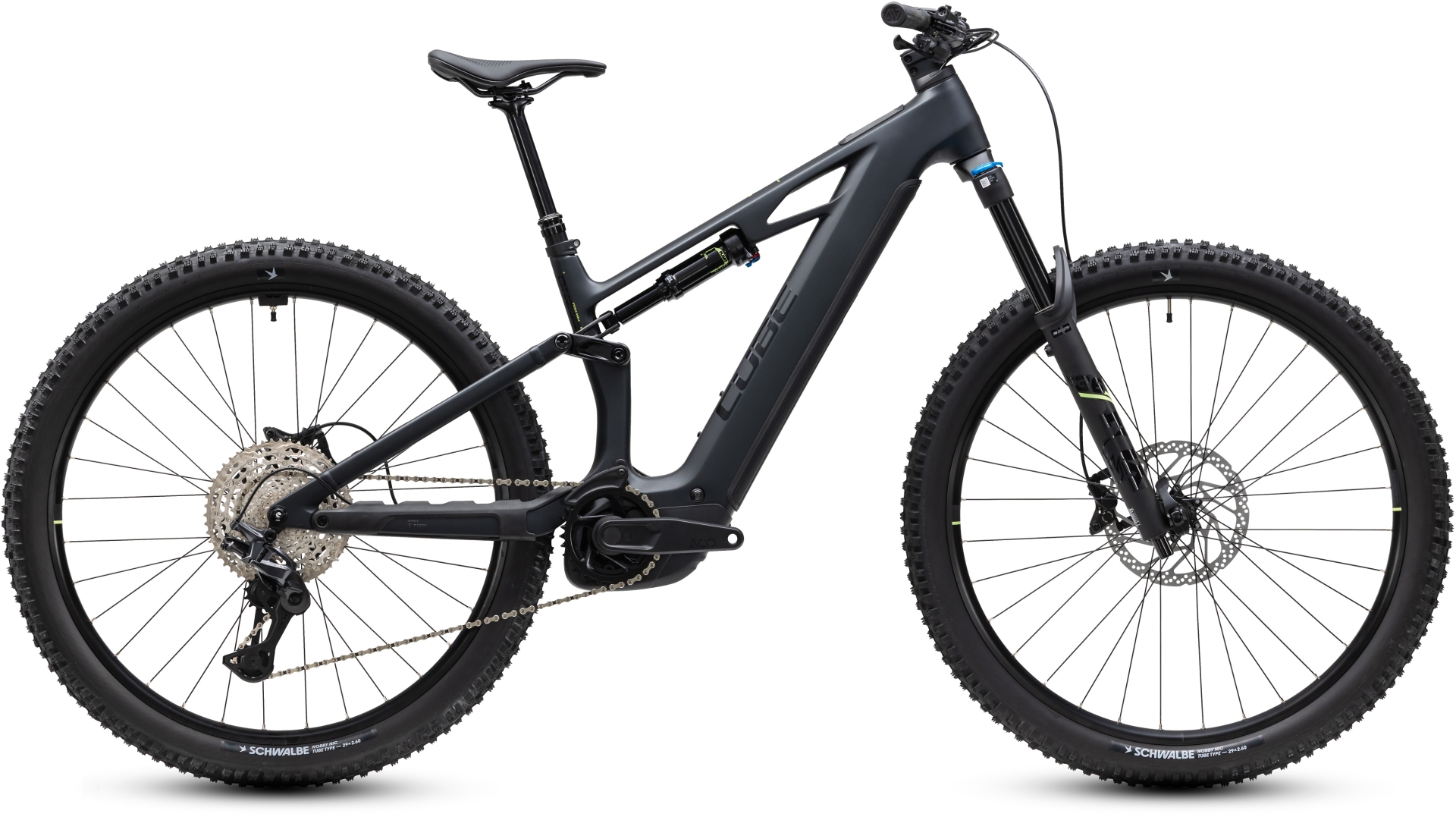 Cube Stereo Hybrid ONE44 HPC Race 800 coal´n´green - L