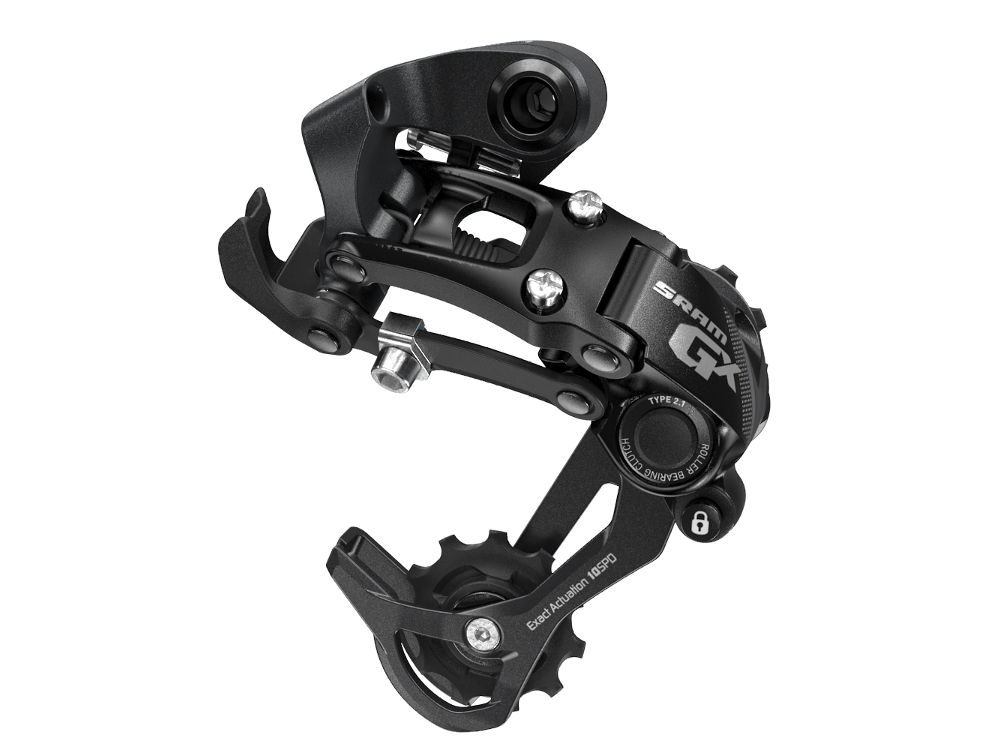 SRAM Schaltwerk GX Type 2.1 10-fach;schwarz, - mittellanger Käfig;