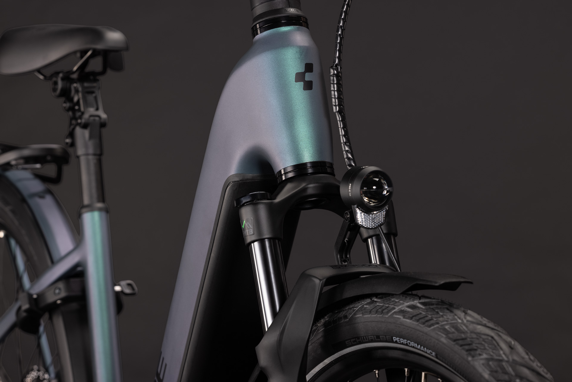 Cube Kathmandu Hybrid Pro 800 smaragdgrey´n´black - Easy Entry 46 cm