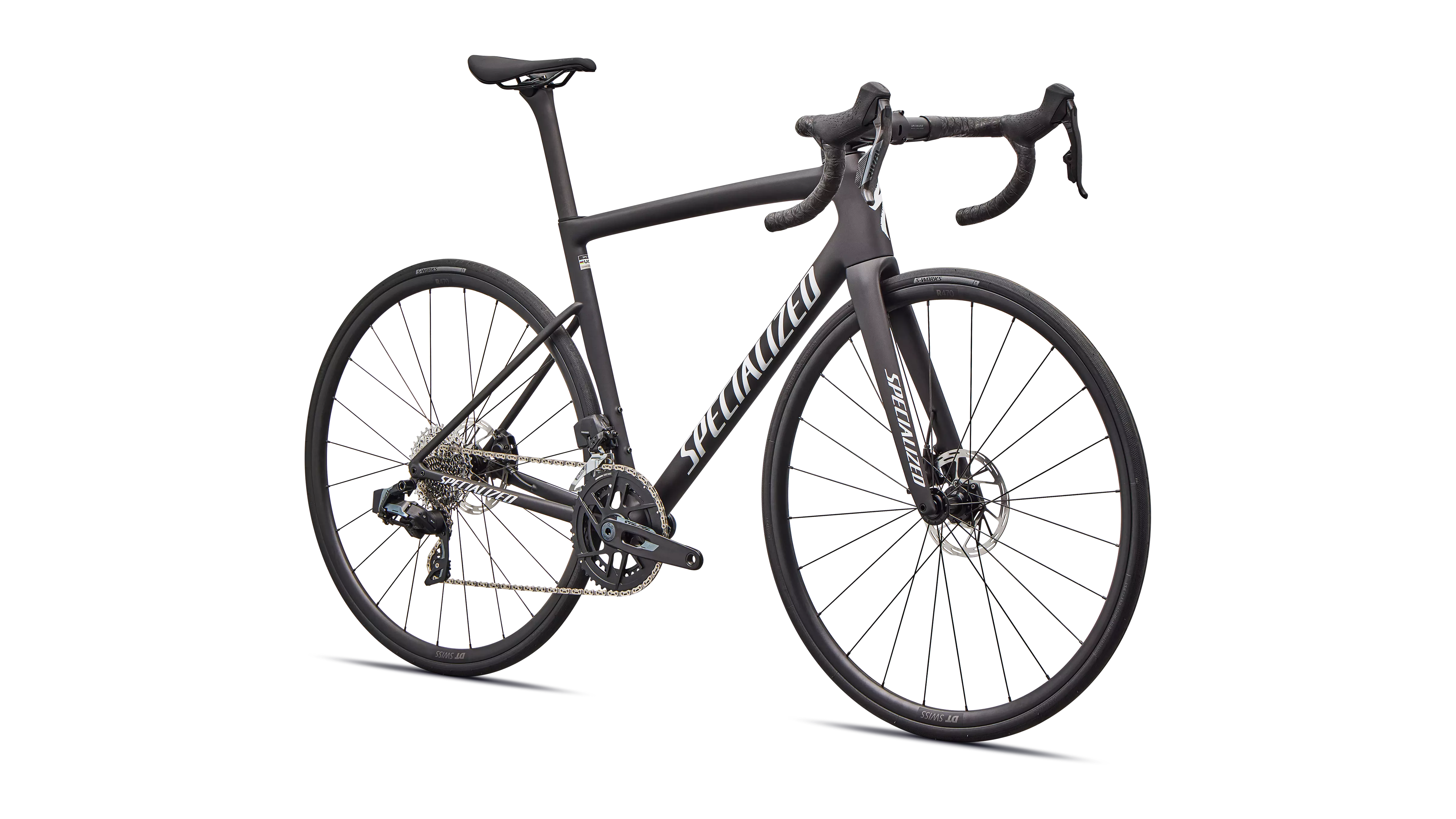 Specialized Tarmac SL8 Comp AXS 58 - Satin Carbon / White