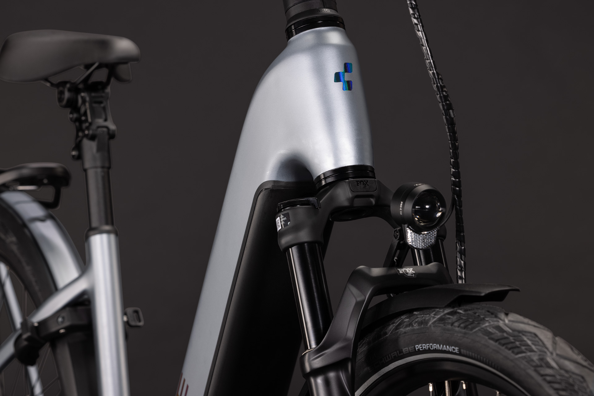 Cube Kathmandu Hybrid EXC 800 slategrey´n´chrome - Easy Entry 62 cm