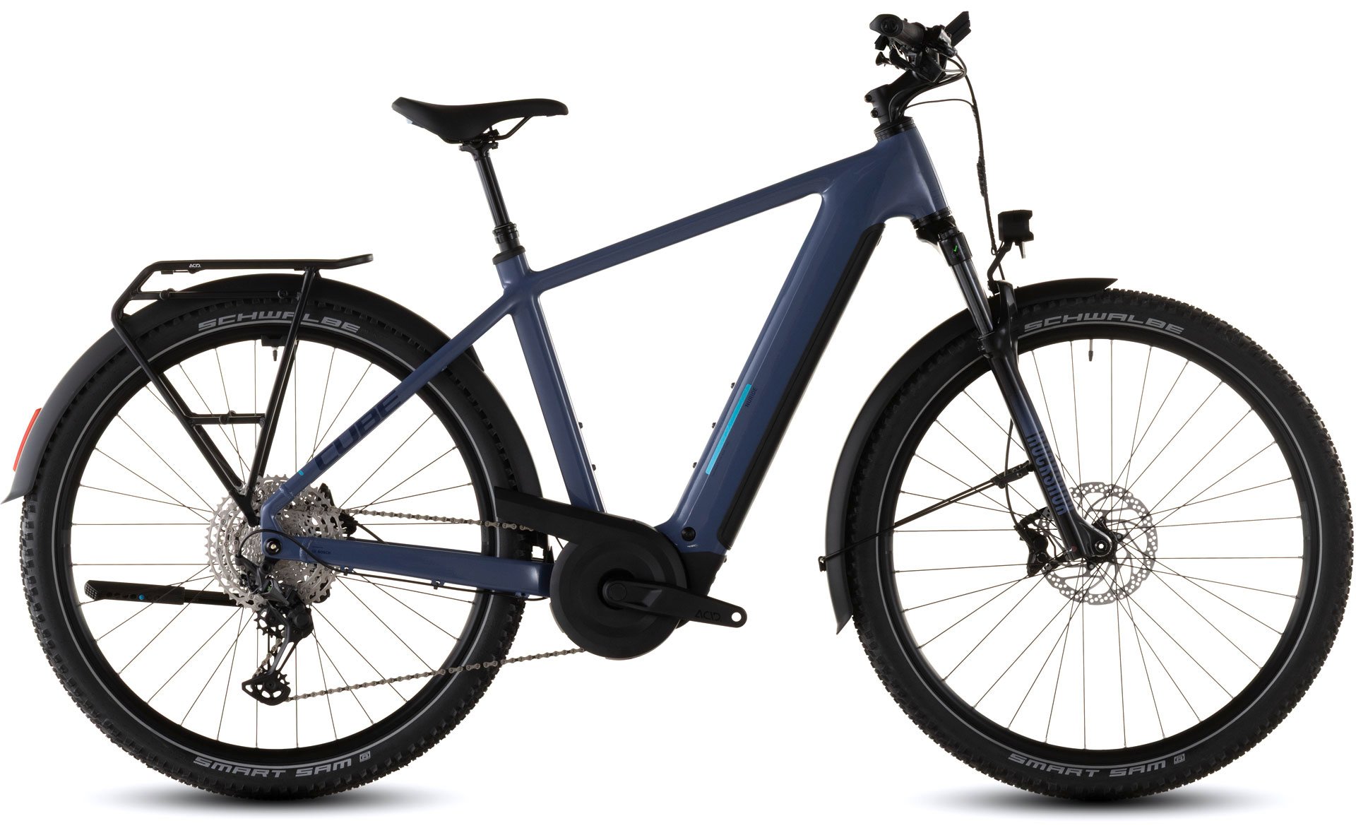 Cube Nuride Hybrid EXC 800 jeansblue´n´blue 62 cm