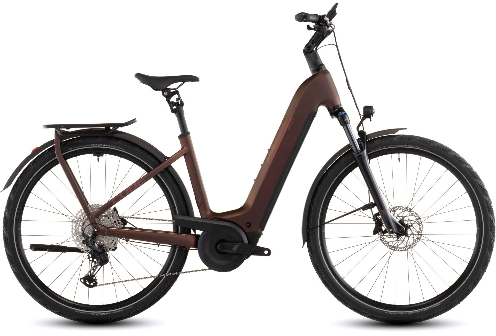 Cube Kathmandu Hybrid Pro 800 sunglow´n´chrome - Easy Entry 54 cm