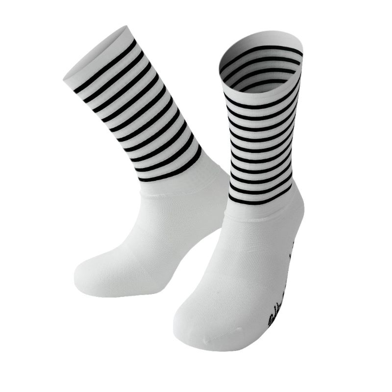 PIPPO Aero Socken Streifen schwarz/weiß 41-43