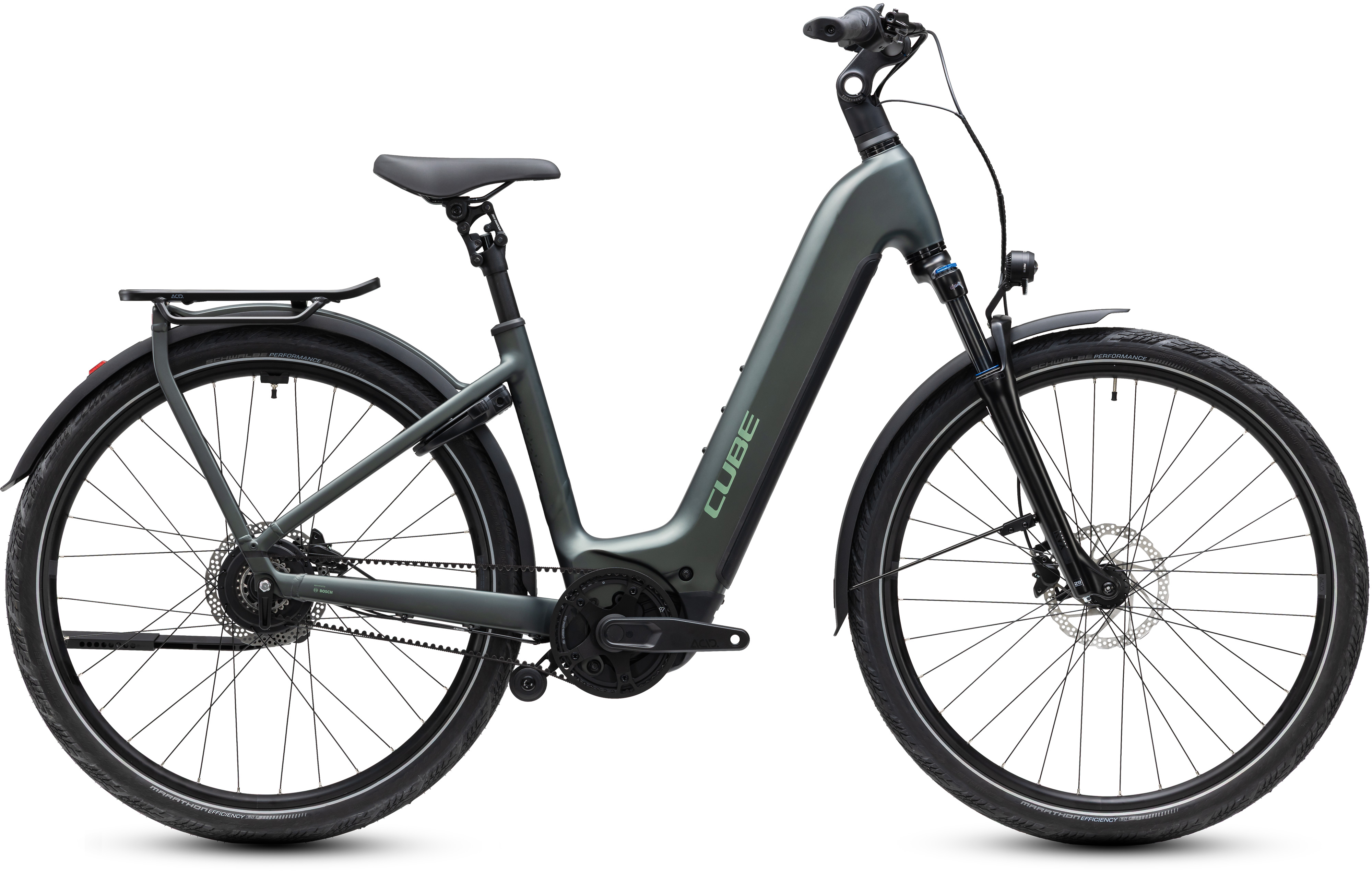 Cube Kathmandu Hybrid Deluxe Pro 800 - blackforest´n´chrome Easy Entry 54 cm