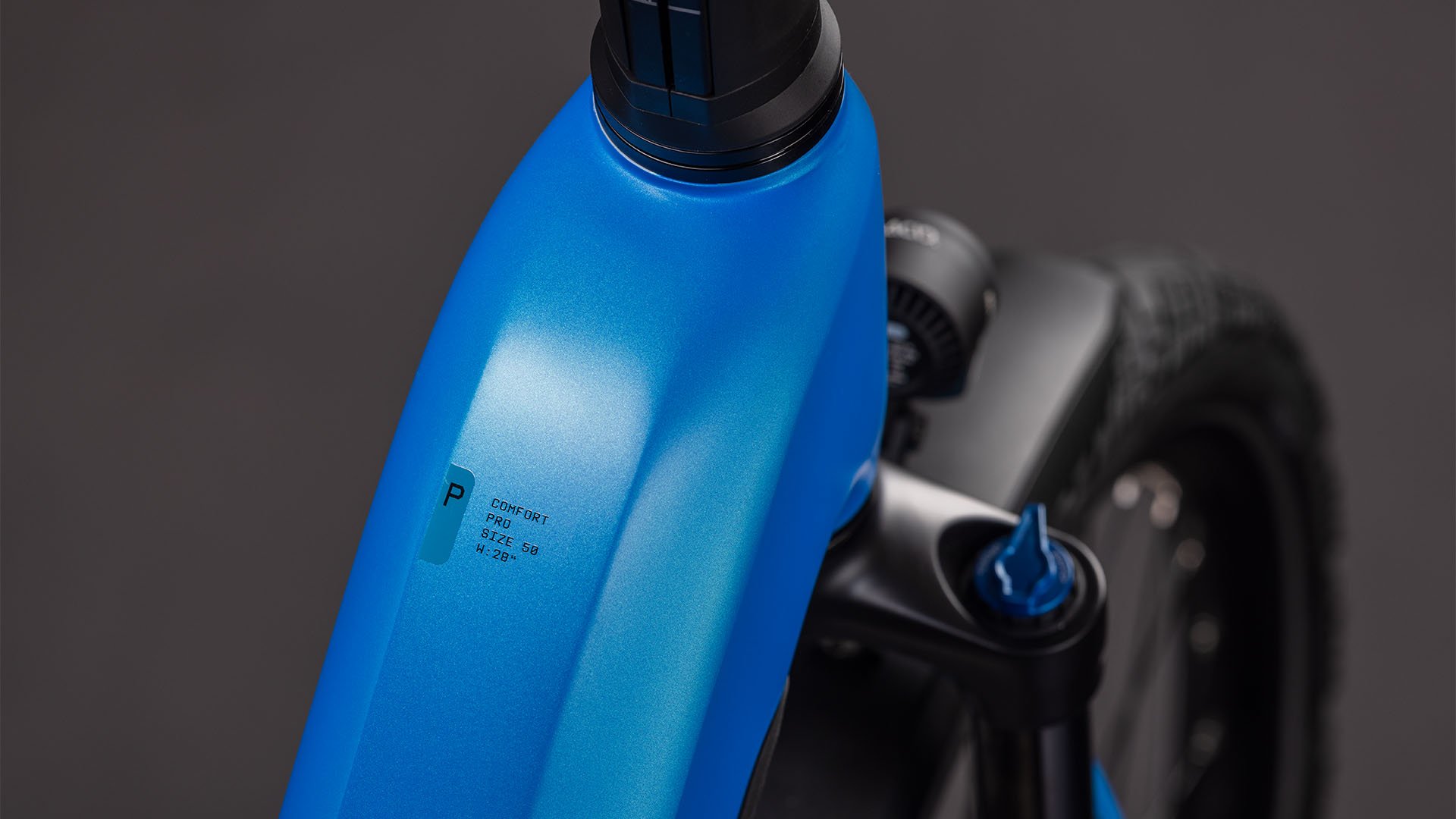 Cube Kathmandu Hybrid Comfort Pro 800 - azure´n´black Easy Entry 46 cm