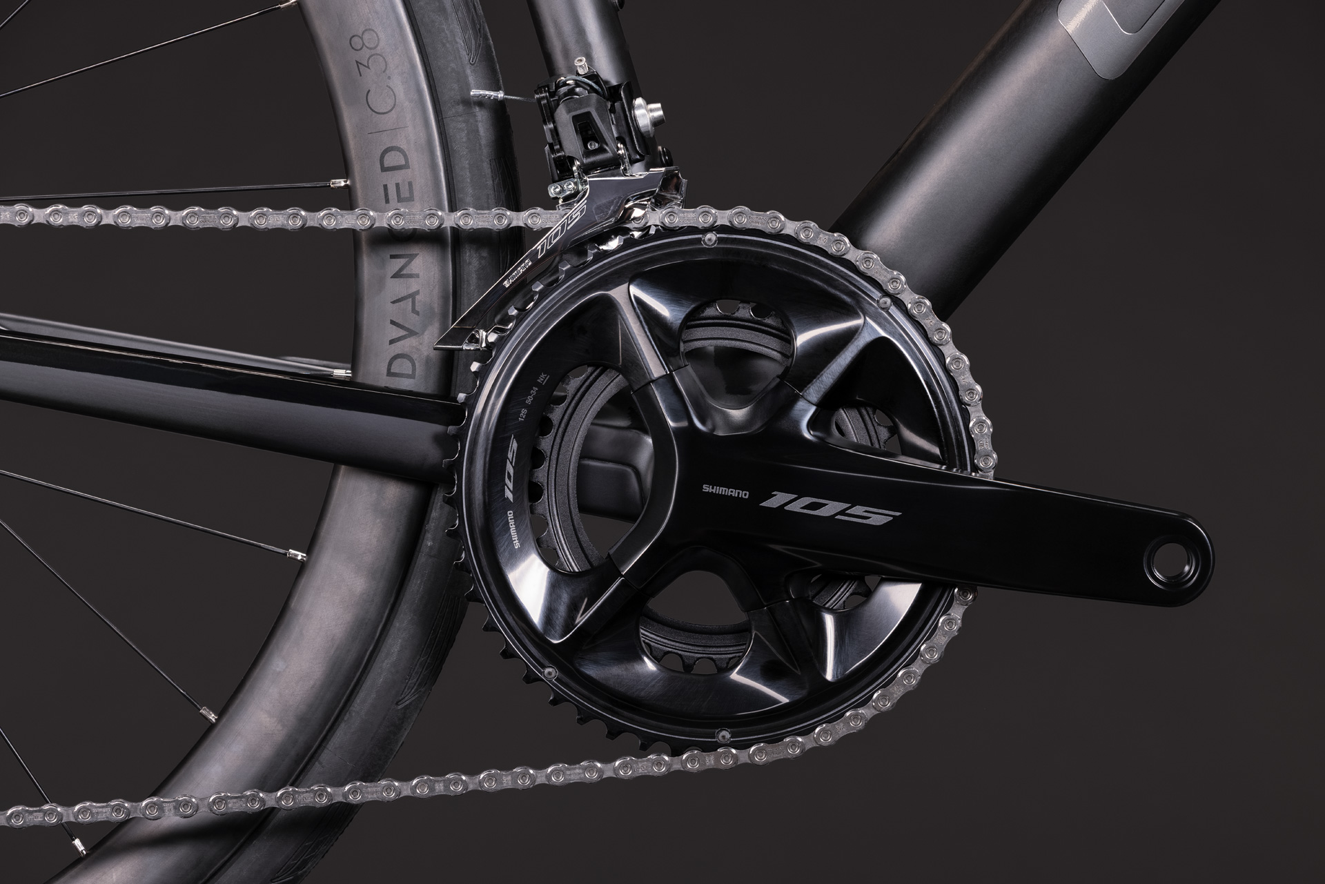 Cube Attain C:62 Race carbon´n´coalchrome - 47 cm