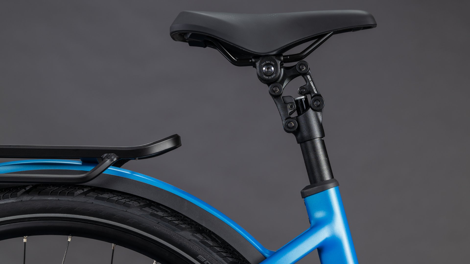 Cube Kathmandu Hybrid Comfort Pro 800 - azure´n´black Easy Entry 46 cm