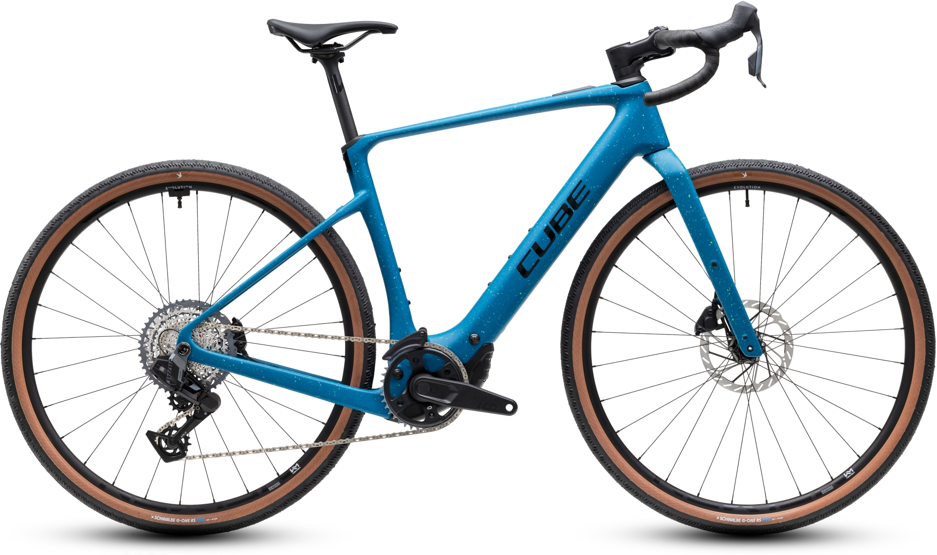 Cube Nuroad Hybrid C:62 EXC 400X - tropicalteal´n´black M