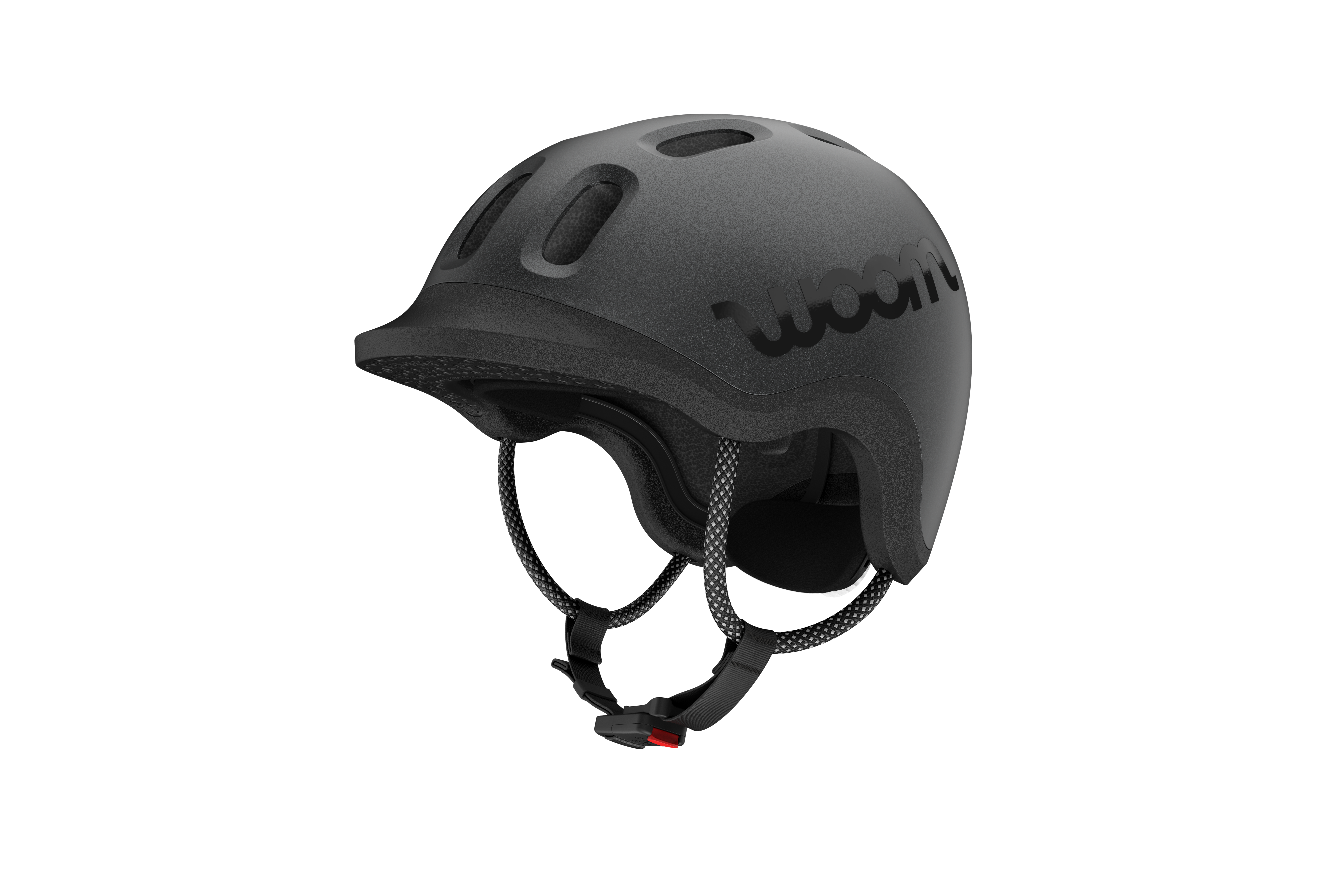 woom READY Kids' Helmet S charcoal metallic