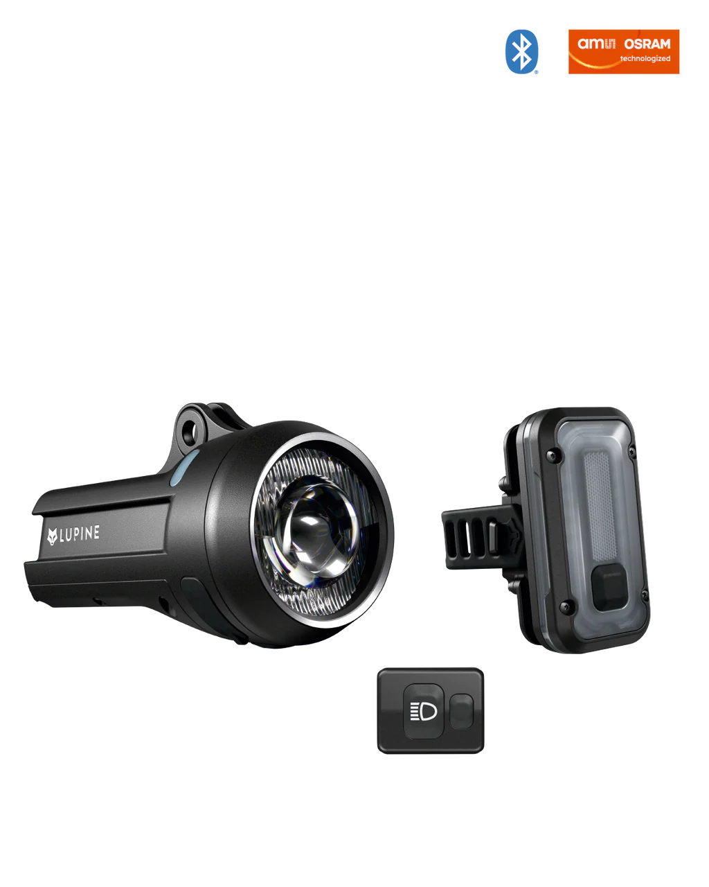 Lupine SL Gran F & Rotlicht Pro BT Bundle STVZO