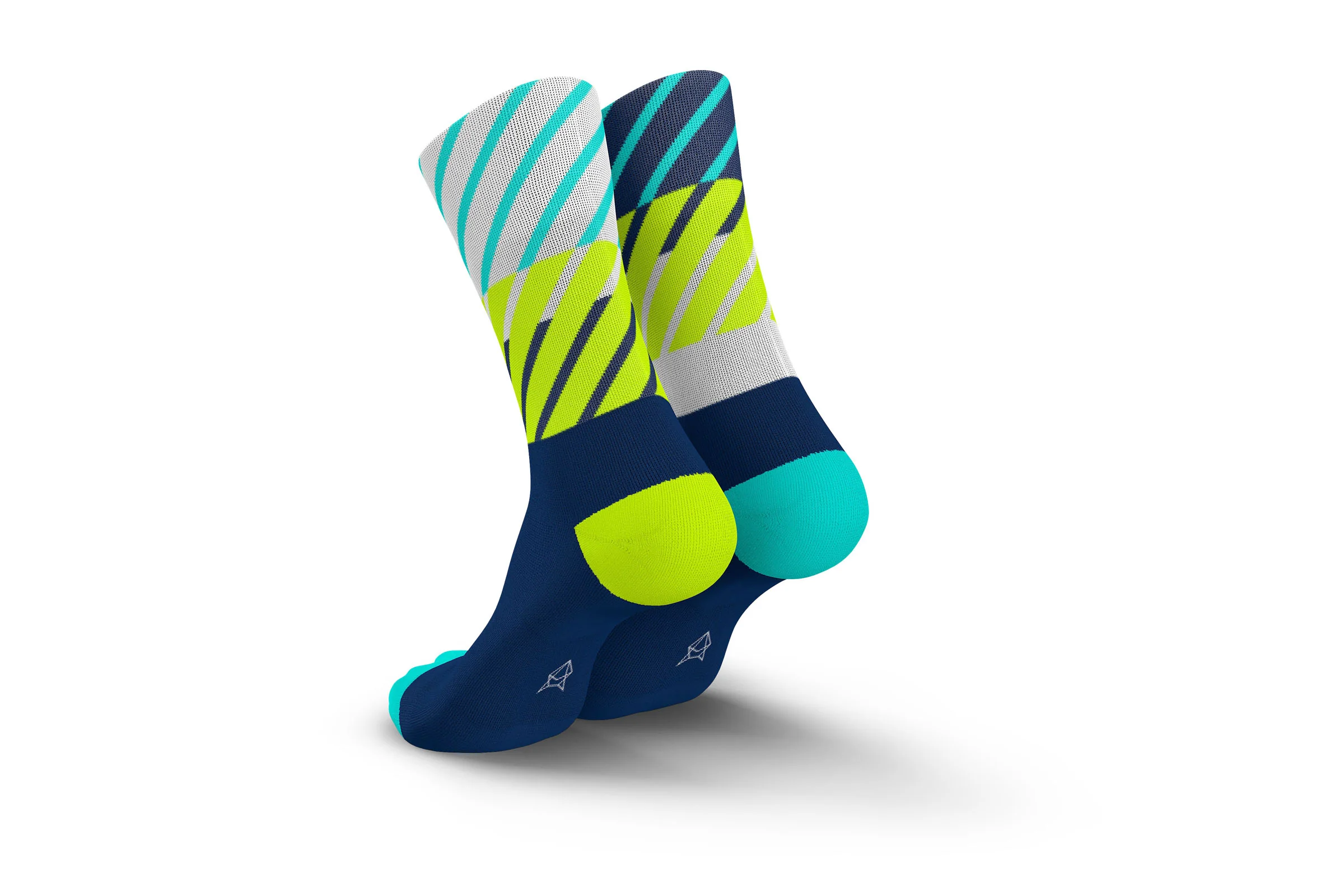 INCYLENCE RUNNING DIAGONALS NAVY CANARY 35-38