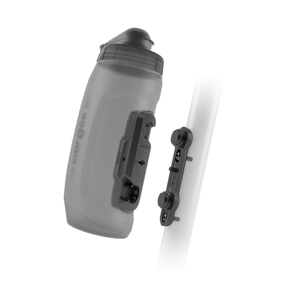 TWIST bottle 590 + bike base Set Fidlock TBL - with Fidlock logo black