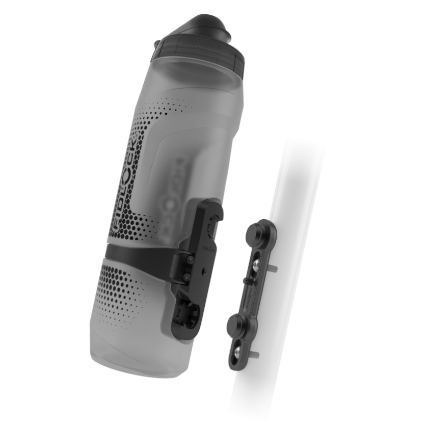 TWIST bottle 800 + bike base set transparent clear