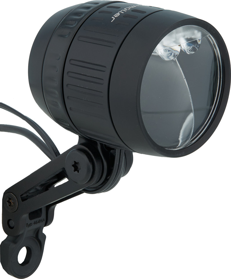 busch+müller - IQ-XM E High Beam LED Frontlicht - für E-Bike mit StVZO-Zulassung - schwarz