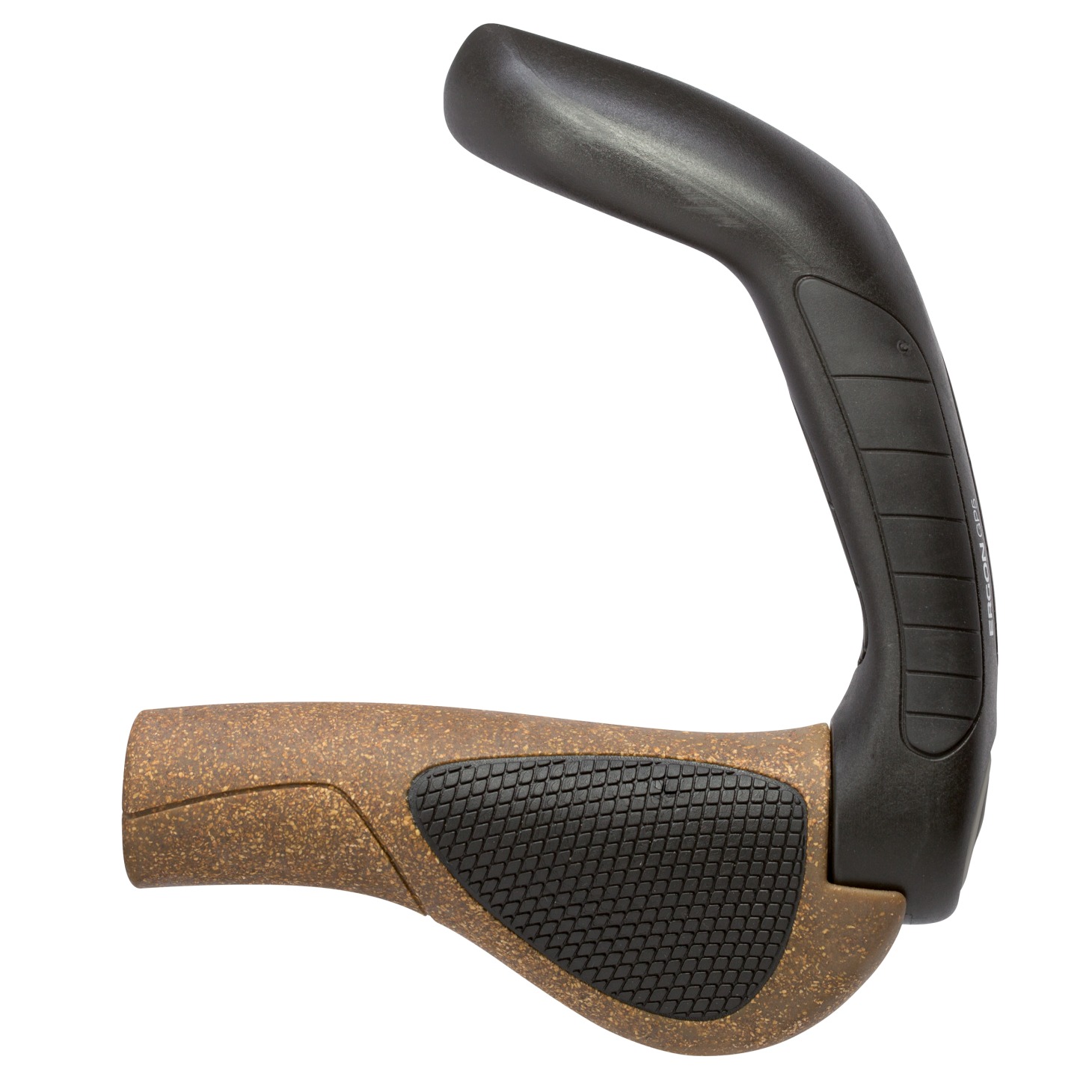 Ergon GP5-S BioKork  -  Einsatz:Touring, - Commuting;Gewicht:395 g;Barend:Glass Fiber Composite mit gummierten Griffflächen;empf. VK: €