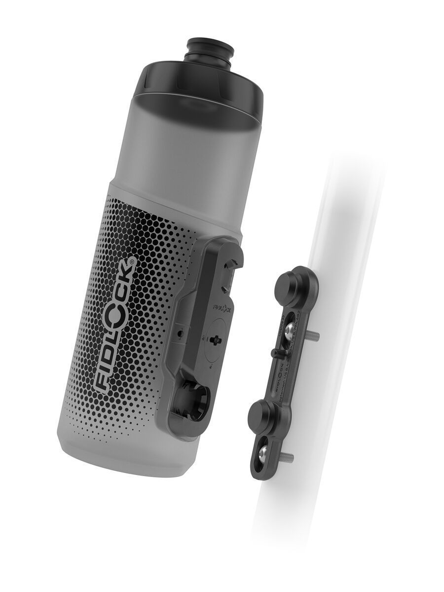 TWIST BOTTLE 600 Bike Base Set overmolded, smoke